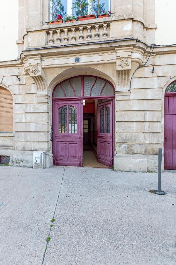 Le Maginot - Superbe Appartement De 75M2 - Deux Chambres - 4 Lits Simple -Position Centrale Centre Ville, Pompidou, Nouvelle Ville - 2 A 4 Personnes メス エクステリア 写真