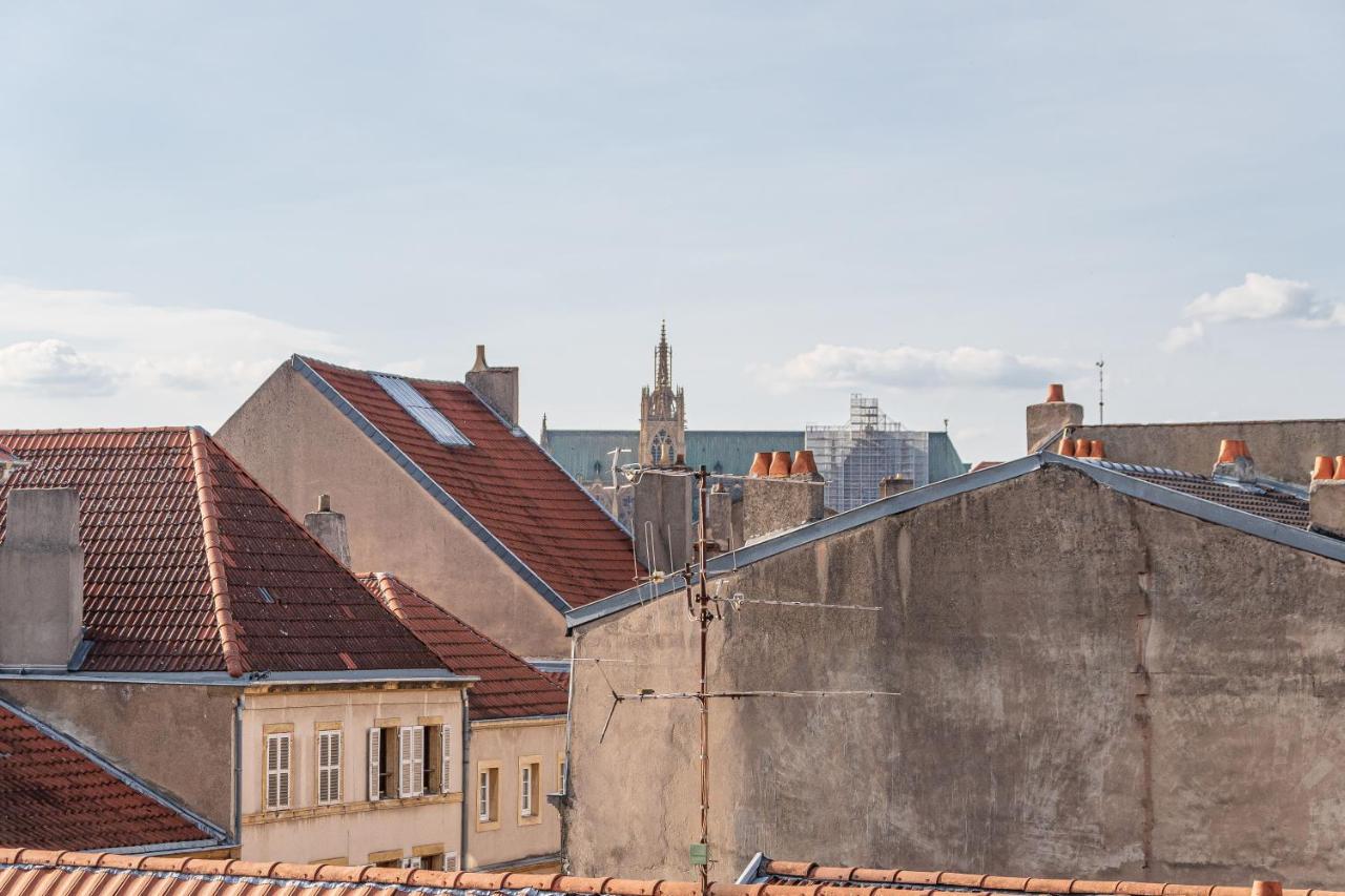 Le Maginot - Superbe Appartement De 75M2 - Deux Chambres - 4 Lits Simple -Position Centrale Centre Ville, Pompidou, Nouvelle Ville - 2 A 4 Personnes メス エクステリア 写真
