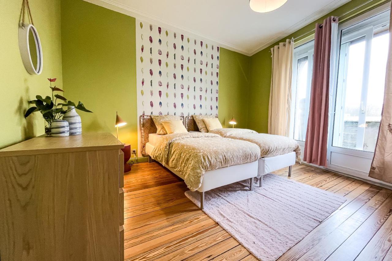 Le Maginot - Superbe Appartement De 75M2 - Deux Chambres - 4 Lits Simple -Position Centrale Centre Ville, Pompidou, Nouvelle Ville - 2 A 4 Personnes メス エクステリア 写真